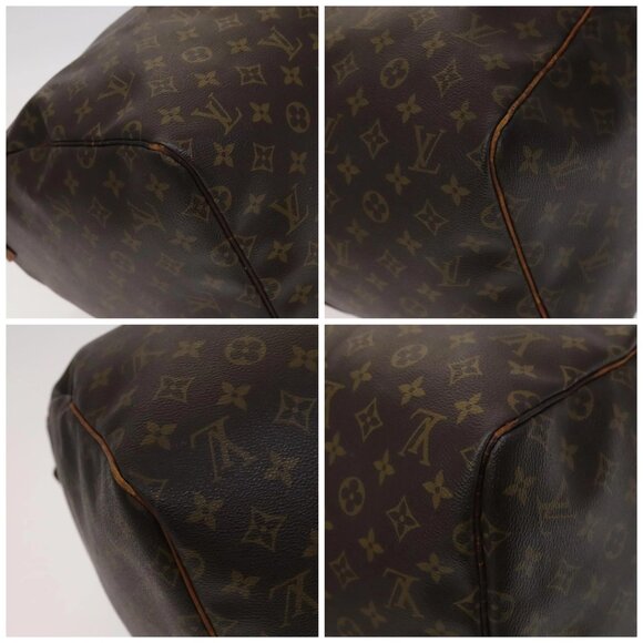 LOUIS VUITTON Monogram Keepall 55 Boston Bag M41424 LV Auth BD364 - Picture 14 of 16